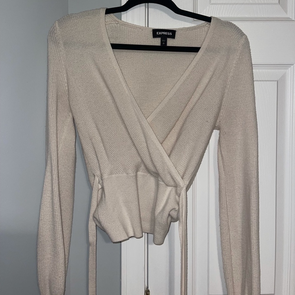 Cream blouse